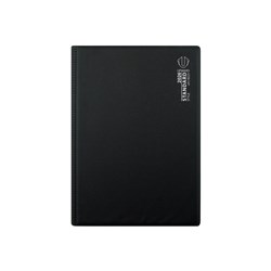 Upward Standard Diary B5 Day To Page Black 