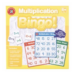 Learning Can Be Fun Multiplication Bingo 