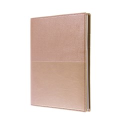 Collins Vanessa Notebook A5 Ruled 192 Page Rose Gold 