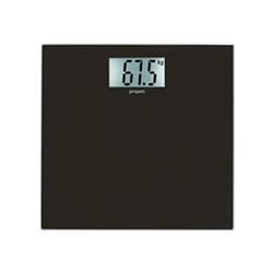 Propert Reflections Glass Digital Bathroom Scale Black 