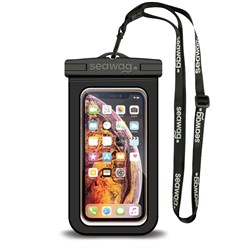 Seawag Elementproof Waterproof Phone Case Universal Fit Up To 6.9 Inch Black And White