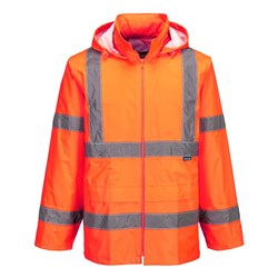 Portwest Hi-Vis Rain Jacket 2XL Orange 