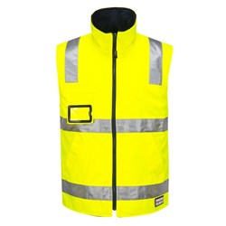 Huski Hi-Vis Reversible Vest Small Yellow 