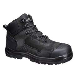 Portwest Apex Composite Mid Boot S3S Heat Slip Fuel Oil Water Resistant Size 46 Black