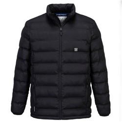 Portwest Ultrasonic Heated Tunnel Jacket Large Black 