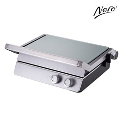 Nero Sandwich Press And Contact Grill Silver 