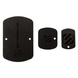 Scosche MagicPlate Magnetic Replacement Kit Set Of 3  Black Plates
