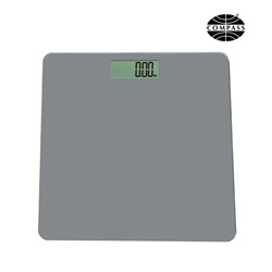 Compass Bathroom Scales 180kg Silver 