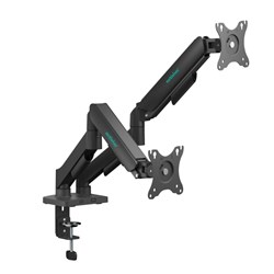 Activiva Ergolife Gas Spring Dual Monitor Arm Black 