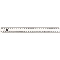 Marbig Plastic Ruler 40cm Clear  