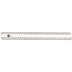Marbig Plastic Ruler 30cm Clear  