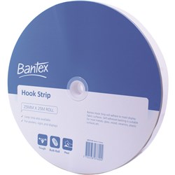 Bantex Hook Strip 25mmx25m 