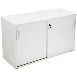 Rapid Vibe Credenza Sliding  Doors 730Hx1200Wx450D Lockable White