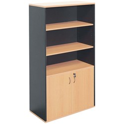 Rapidline Rapid Worker  Lockable Wall Unit 900W x 450D x 1800mmH Beech And Ironstone