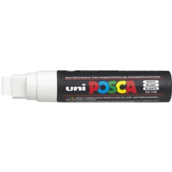 Uni Posca Paint Marker PC-17K  Extra Broad 15mm Tip  White