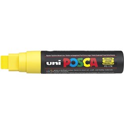 Uni Posca PC-17K Paint Marker Extra Broad 15mm Chisel Tip  Yellow