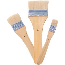 Jasart Hog Bristle Series 713 Flat Head Brushes Size 2  