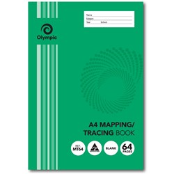 Olympic Mapping Tracing Book  MT64 A4 64 Pages  