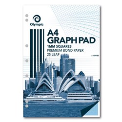 Olympic Graph Pad A4 1mm Squares GH125