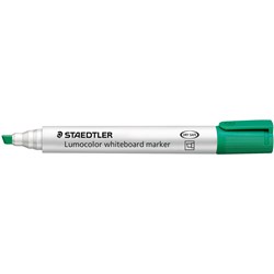 Staedtler 351B Lumocolor Whiteboard Marker Chisel 2-5mm Green Pack of 10