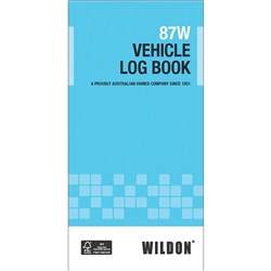 WILDON VEHICLE LOG BOOK DL size  87W