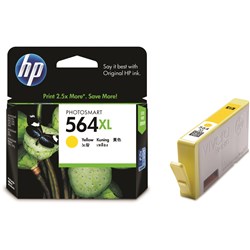 HP 564XL Ink Cartridge High Yield Yellow CB325WA