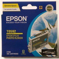 Epson T0592 UltraChrome K3 Ink Cartridge Cyan