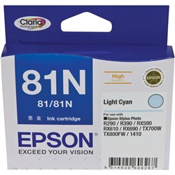 Epson 81N Ink Cartridge High Yield Light  Cyan