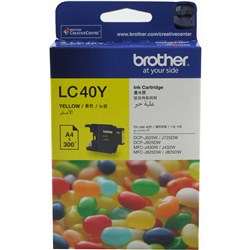 Brother LC-40Y Ink Cartridge Yellow