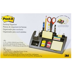 Post-It C-50 Desk Organiser Black