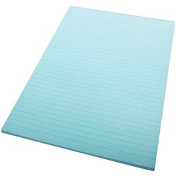 Quill Ruled Colour Bond Pad A4 70 Leaf Blue 