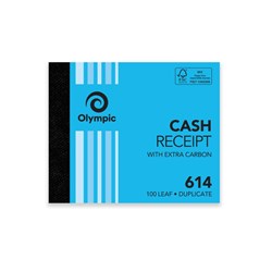 Olympic 614 Carbon Book Duplicate 100x125mm Cash Receipt 100 Leaf