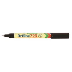 Artline 725 Permanent Marker Bullet 0.4mm Black 