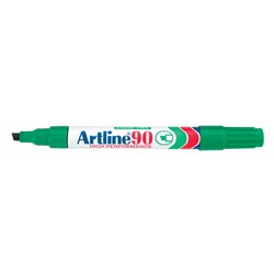 Artline 90 Permanent Marker Chisel 2-5mm Green 