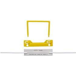 Avery Tubeclip File Fastener Complete Yellow Box Of 100