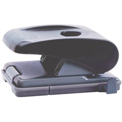 Marbig 2 Hole Punch With Lock Maxi 35 Sheet Capacity Black 