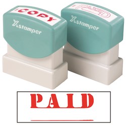 XStamper Stamp CX-BN 1221 Paid Red 