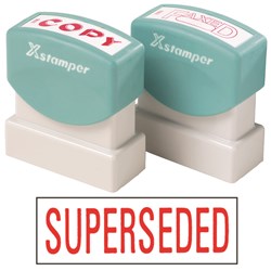 XStamper Stamp CX-BN 1366 Superseded Red 