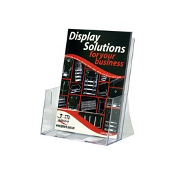 Deflecto Brochure Holders A4 Extra Cap.Free Standing 