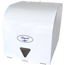 Regal Hand Towel Dispenser Single Roll White Metal 