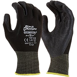 Maxisafe Black Knight Gripmaster Gloves Large Black 