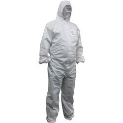 Maxisafe Chemguard Disposable Coveralls SMS 3XL White 