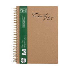 Cumberland Ecowise Diary A4 Day To Page Kraft