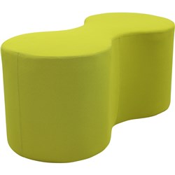 Sylex Lava Lounge Breakout Ottoman Modular Double Shape Green