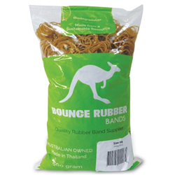 Bounce Rubber Bands Size 8 Bag 500gm