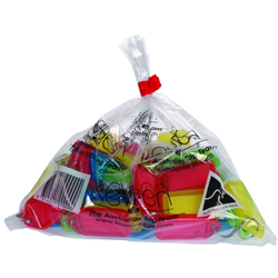 Kevron ID5 Key Tags 56 x 30mm Assorted Colours Each